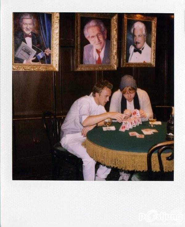 Rupert Grint & Tom Felton @ Band Of Outsiders's Fall 2011 Collection