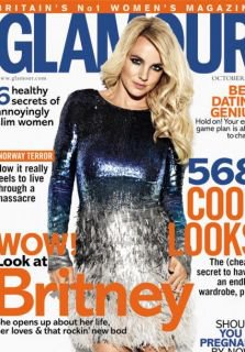 Britney Spears UK Glamour Magazine (Preview) October issu