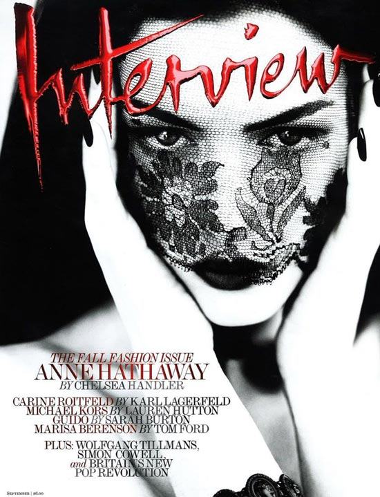 Anne Hathaway จาก Interview ฉบับอเมริกา