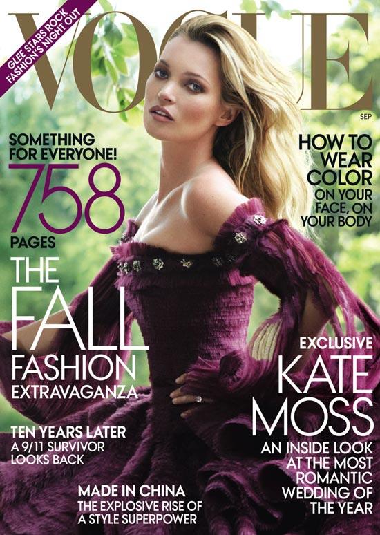 Kate Moss จาก Vogue ฉบับอเมริกา