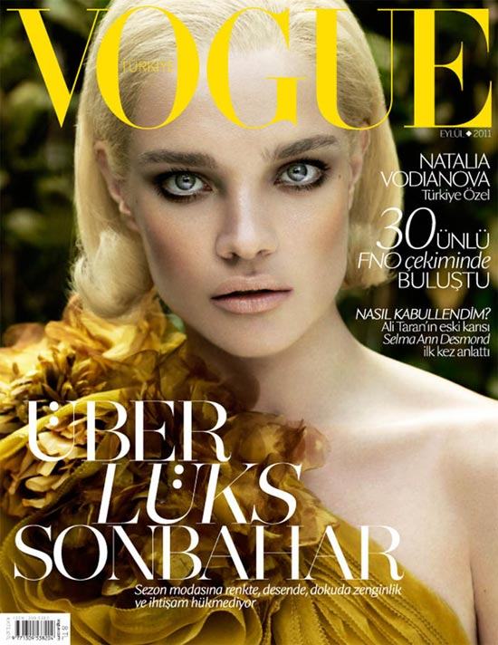 Natalia Vodianova จาก Vogue ฉบับตุรกี