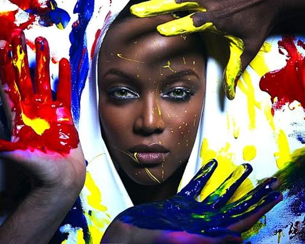 บิวตี้ช็อท พร้อมละเลงสีแบบไฮแฟชั่น