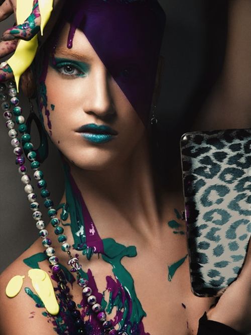 บิวตี้ช็อท พร้อมละเลงสีแบบไฮแฟชั่น