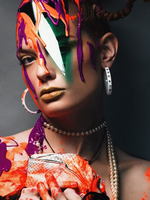 บิวตี้ช็อท พร้อมละเลงสีแบบไฮแฟชั่น