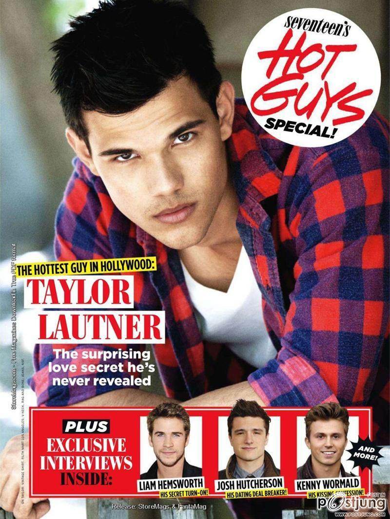 Taylor Lautner @ Seventeen US October 2011