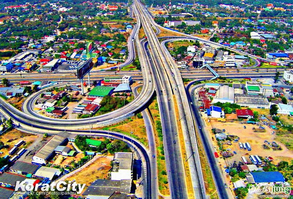 เเยกปักธงชัย อําเภอเมืองนครราชสีมา