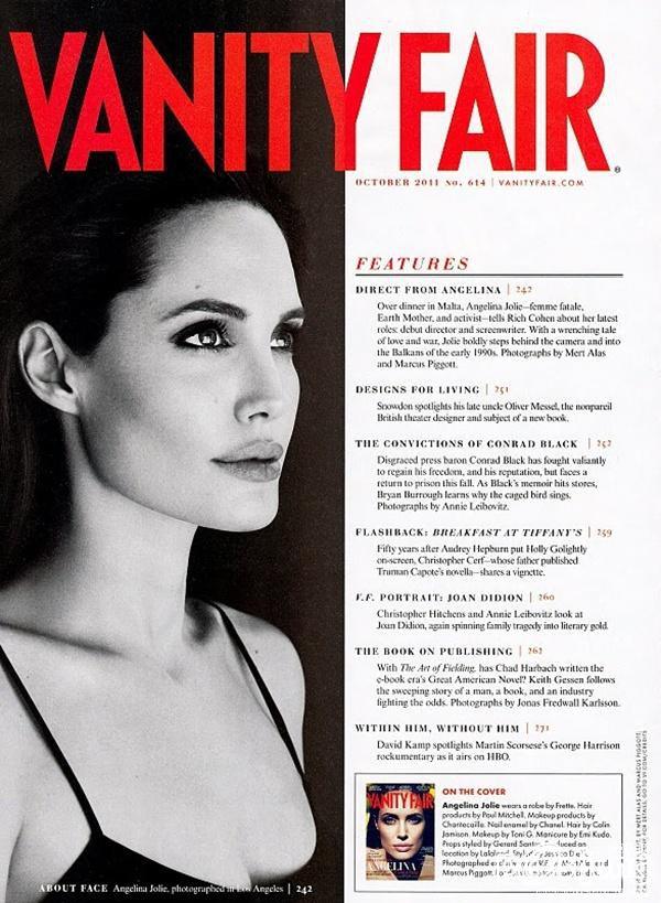Angelina Jolie @ Vanity Fair no.614 October 2011