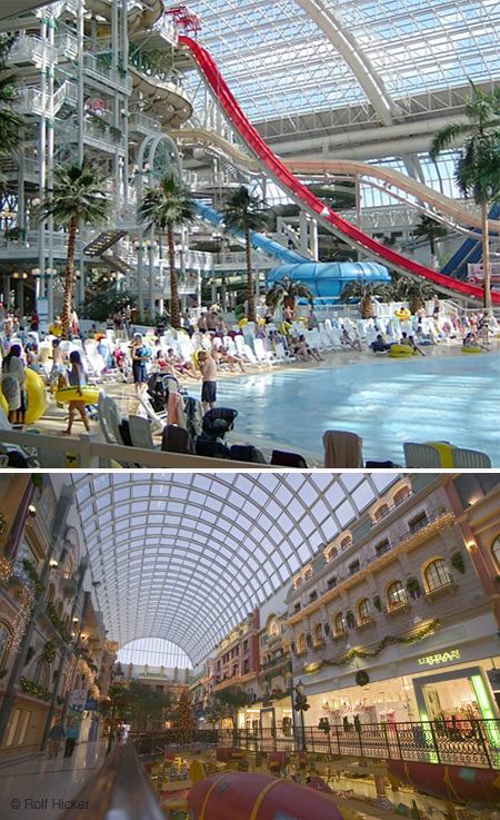 6 ได้แก่ West Edmonton Mall (Alberta, Canada