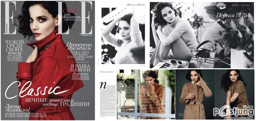 Katie Holmes @ Elle Russia Magazine September 2011