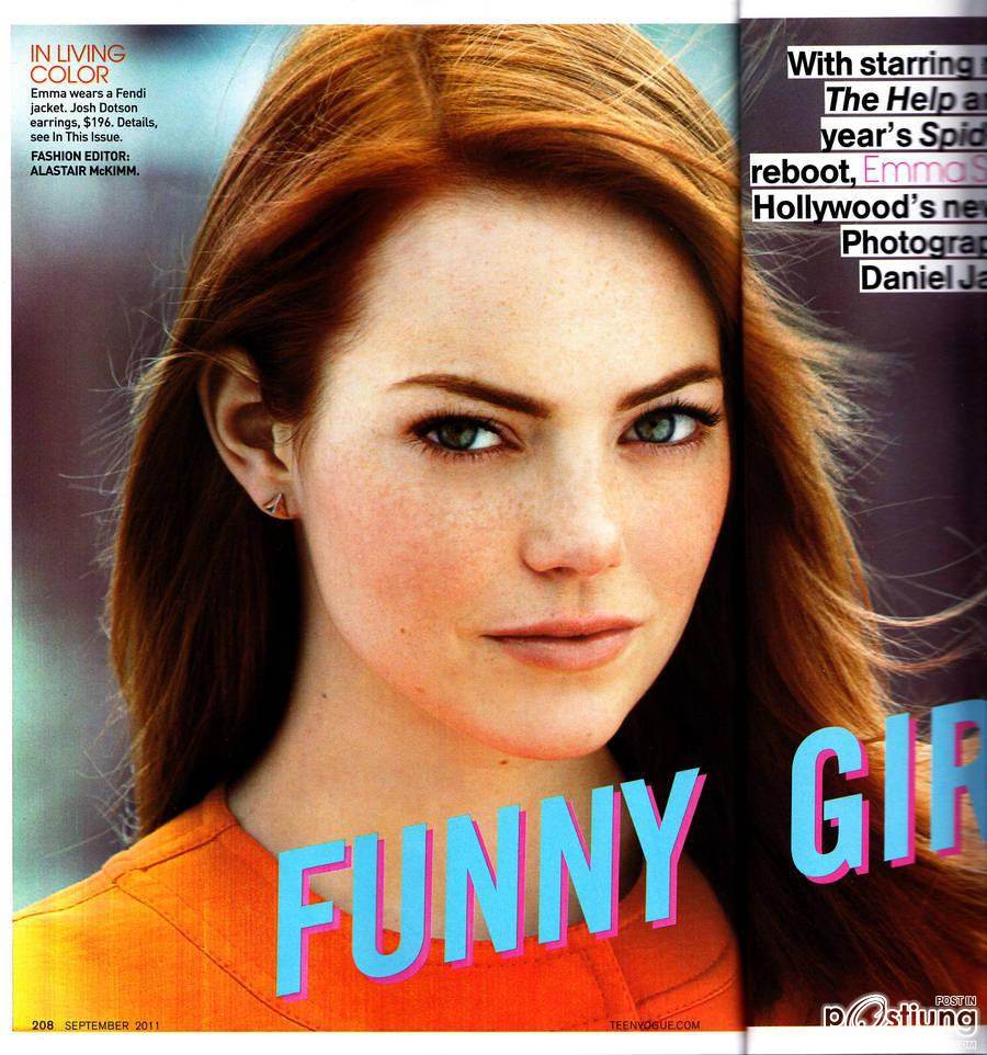 Emma Stone @ Teen Vogue US September 201