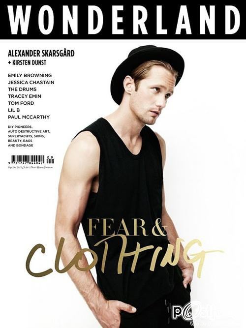 Alexander Skarsgard @ Wonderland Magazine Sep./Oct. 2011