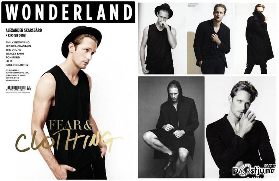 Alexander Skarsgard @ Wonderland Magazine Sep./Oct. 2011