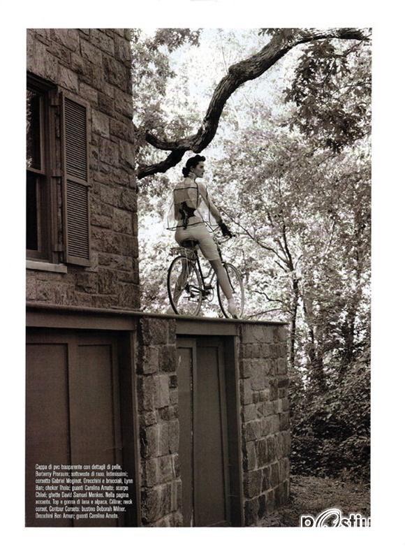 Stella Tennant @ Vogue Italia September 2011