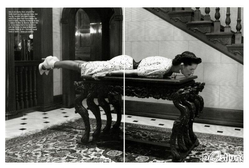 Stella Tennant @ Vogue Italia September 2011