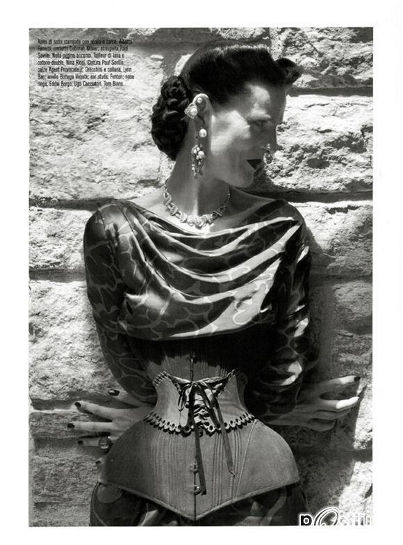 Stella Tennant @ Vogue Italia September 2011