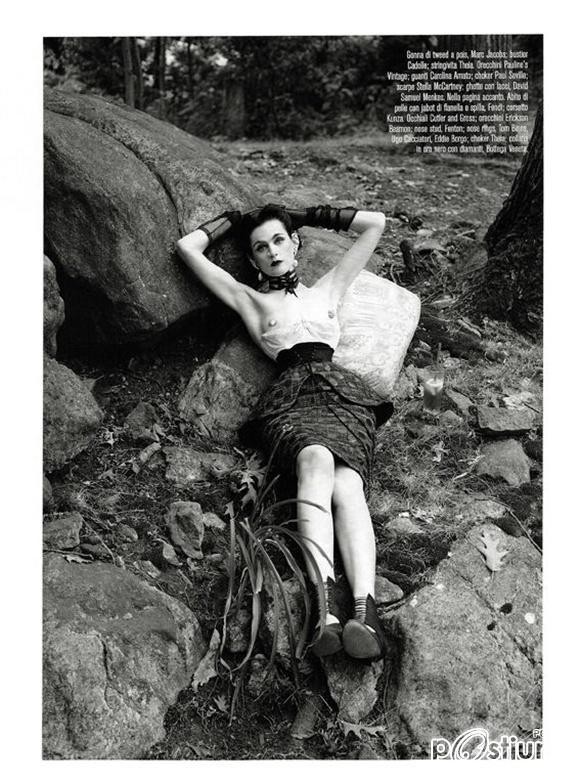 Stella Tennant @ Vogue Italia September 2011