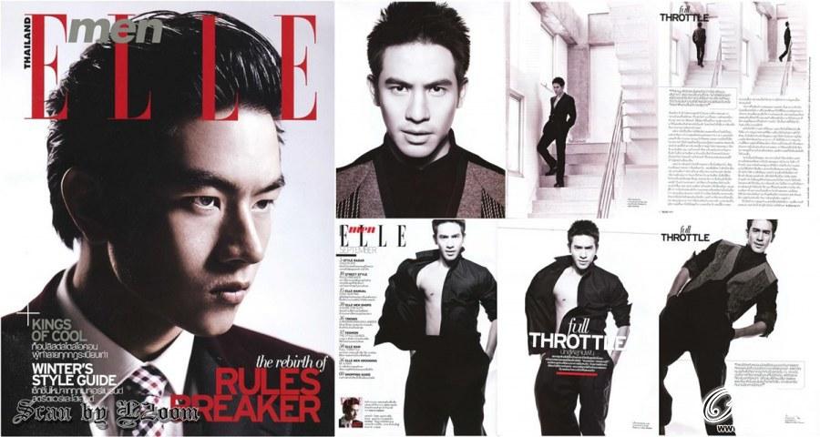 โป๊ป ธนวรรธน์ @ ELLE [Men] thailand Mag. no. 203 September 2011