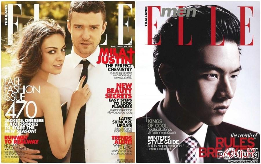โป๊ป ธนวรรธน์ @ ELLE [Men] thailand Mag. no. 203 September 2011