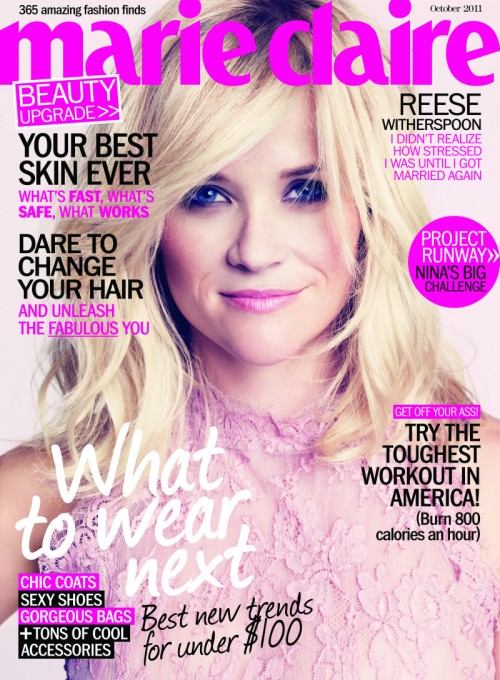 Reese Witherspoon @ Marie Claire Us October 2011