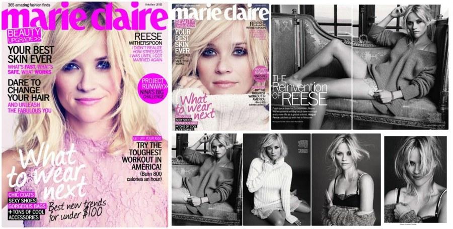 Reese Witherspoon @ Marie Claire Us October 2011