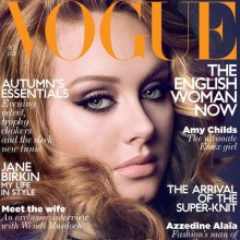 Adele poses @ Vogue UK October 2011