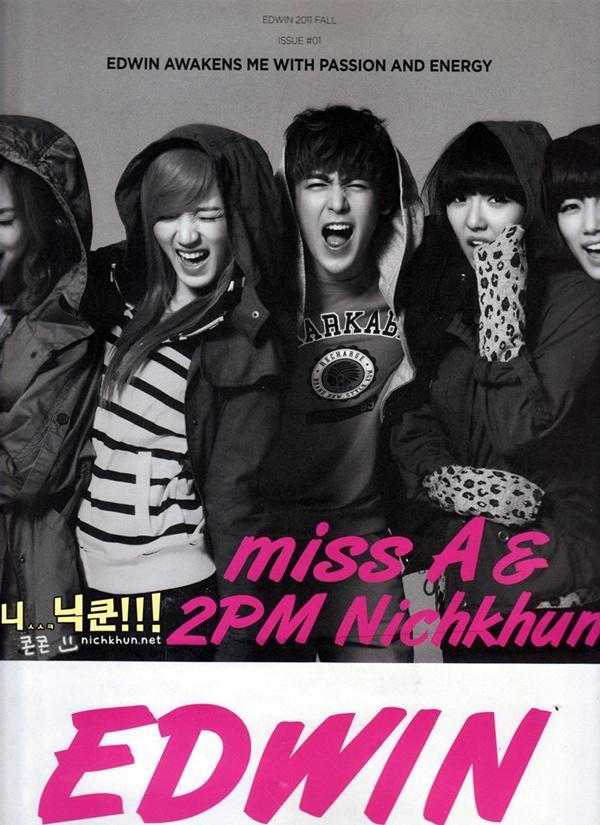 Nichkhun & miss A Photoshoot for Edwin Fall 2011 Catalogue