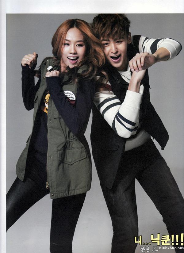 Nichkhun & miss A Photoshoot for Edwin Fall 2011 Catalogue