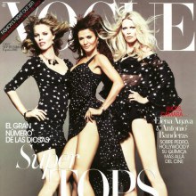 Helena Christensen, Claudia Schiffer and Eva Herzigova @ Vogue Spain  September 2011