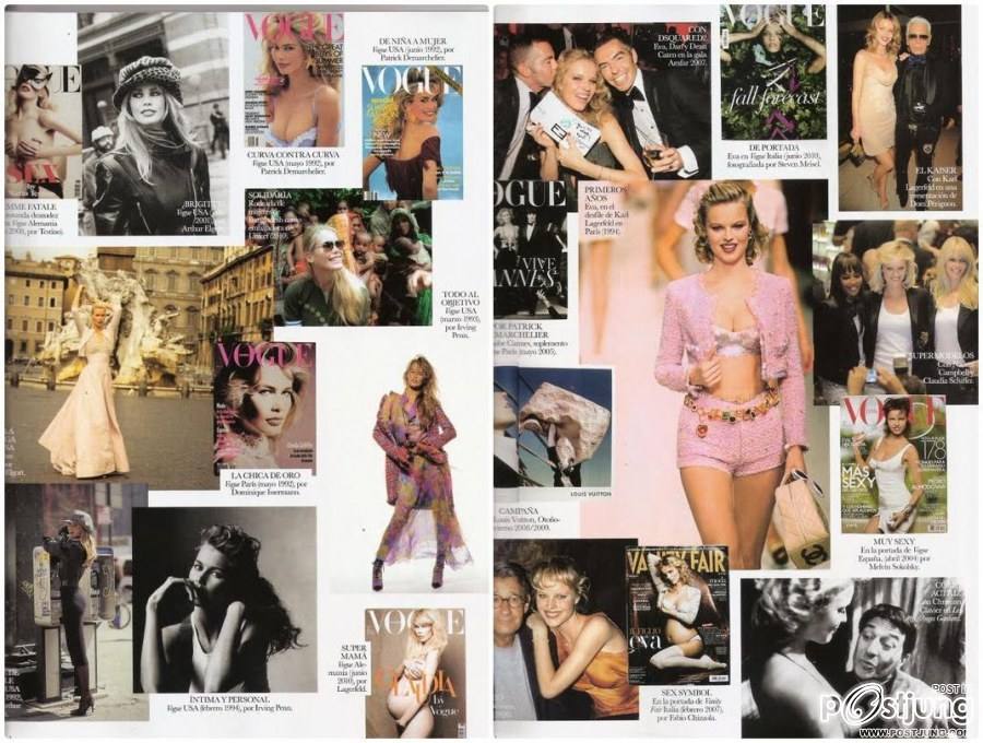 Helena Christensen, Claudia Schiffer and Eva Herzigova @ Vogue Spain  September 2011