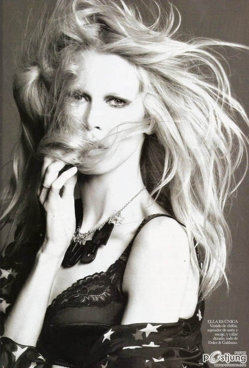 Helena Christensen, Claudia Schiffer and Eva Herzigova @ Vogue Spain  September 2011