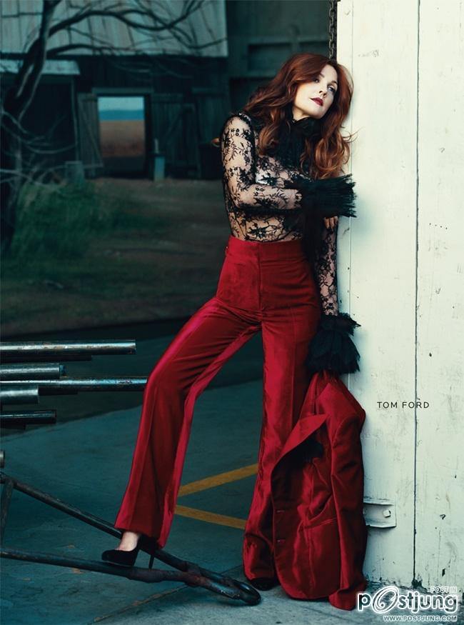 The Art of Fashion with Drew Barrymore for Neiman Marcus' Fall 2011 campaign