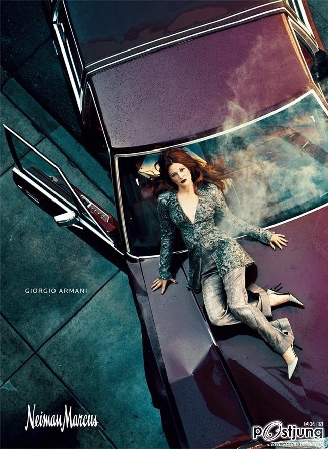 The Art of Fashion with Drew Barrymore for Neiman Marcus' Fall 2011 campaign