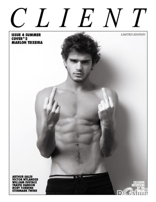 [Three covers] Victor Nylander / Marlon Teixeira / Arthur Sales @ Client Magazine #4