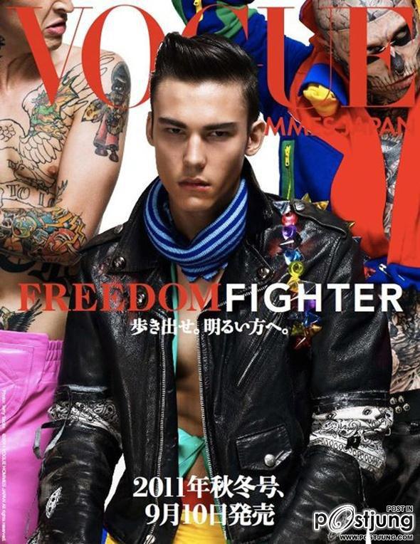 BRADLEY SOILEAU / CHRIS COLTON / RICK GENEST @ VOGUE HOMMEs JAPAN F/W 2011