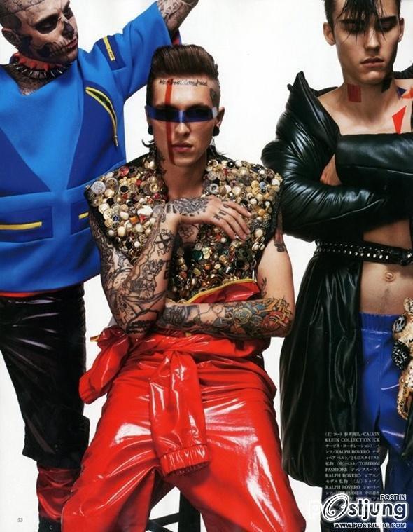 BRADLEY SOILEAU / CHRIS COLTON / RICK GENEST @ VOGUE HOMMEs JAPAN F/W 2011