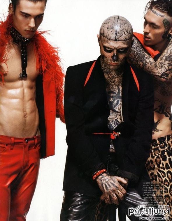 BRADLEY SOILEAU / CHRIS COLTON / RICK GENEST @ VOGUE HOMMEs JAPAN F/W 2011
