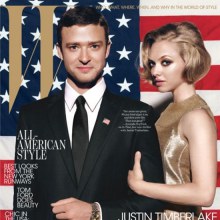 Justin Timberlake &  Amanda Seyfried @  W Magazine October 2011