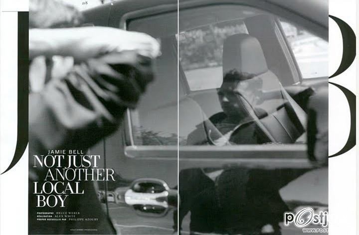 Jamie Bell @  Vogue Hommes International Paris F/W 2011
