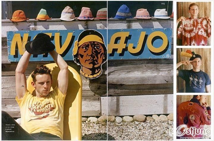 Jamie Bell @  Vogue Hommes International Paris F/W 2011