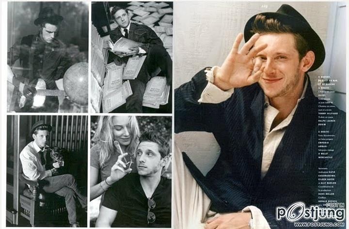 Jamie Bell @  Vogue Hommes International Paris F/W 2011