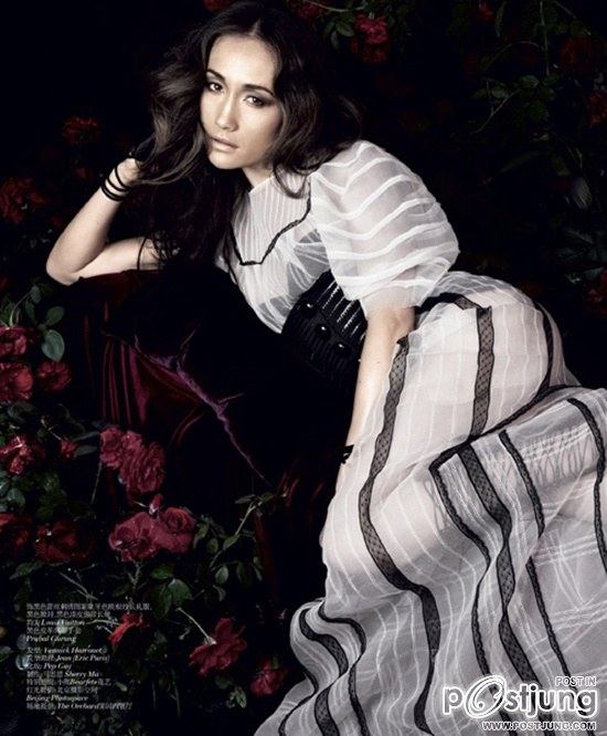 Maggie Q @ Vogue china Magazine October 2011