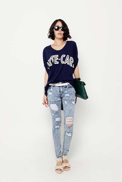 หลากหลายเทรนด์สุดชิคของกางเกงยีนส์