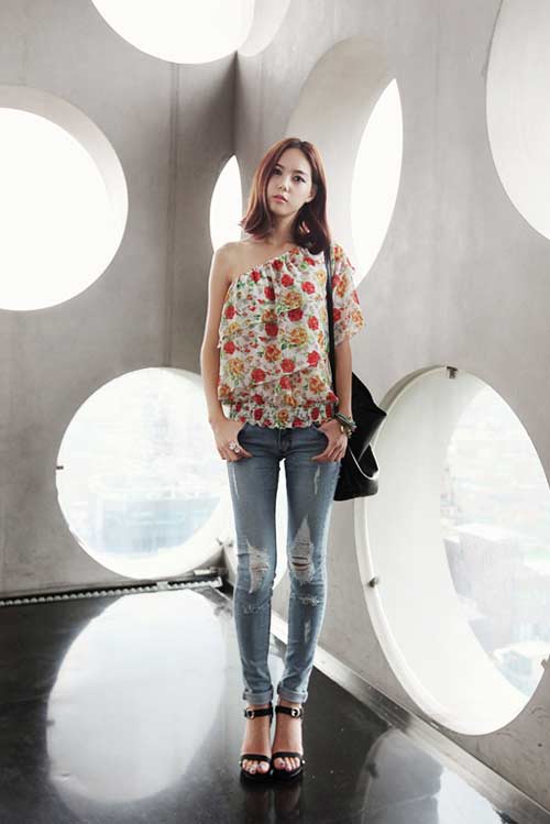 หลากหลายเทรนด์สุดชิคของกางเกงยีนส์