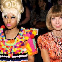 Nicki Minaj & Anna Wintour @ New York Fashion Week