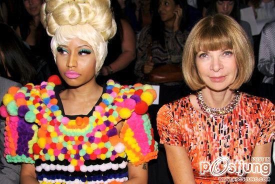 Nicki Minaj & Anna Wintour @ New York Fashion Week