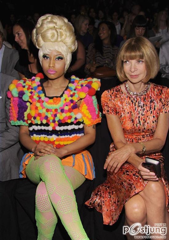 Nicki Minaj & Anna Wintour @ New York Fashion Week