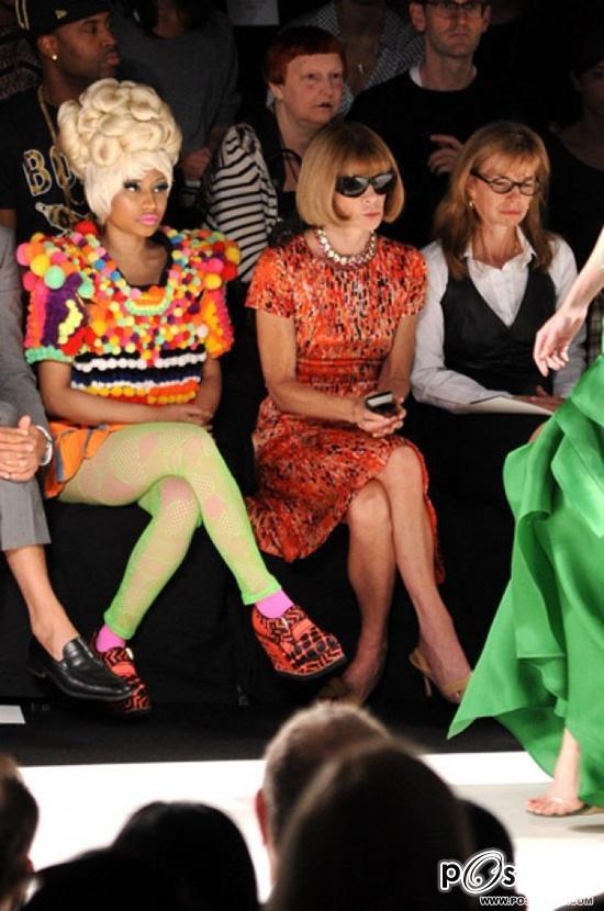 Nicki Minaj & Anna Wintour @ New York Fashion Week