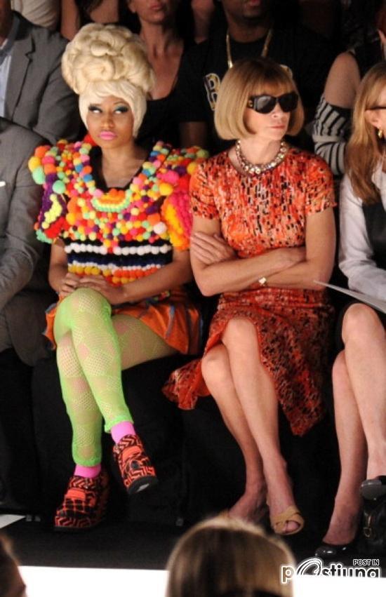 Nicki Minaj & Anna Wintour @ New York Fashion Week