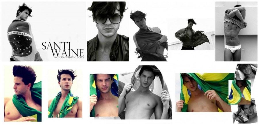 Photoshoot men album 349 : Santi Waine