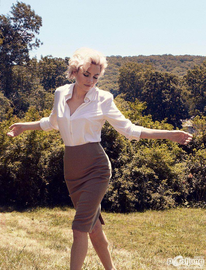 Michelle Williams @ Vogue US October 2011